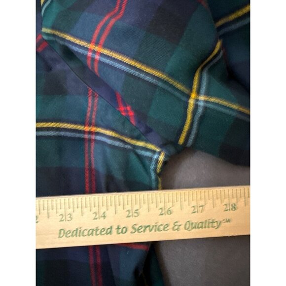Ralph Lauren Mens XXL Classic Fit Tartan Plaid Button-Down Shirt In Green & Red - Picture 2 of 6